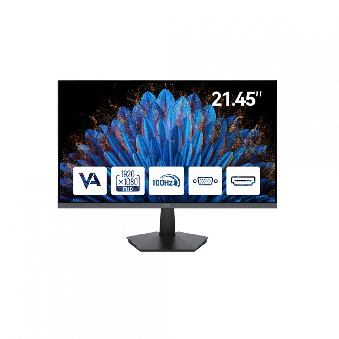 NPC 21.45" MF2208-A 100Hz 5ms Va Fhd Monitör
